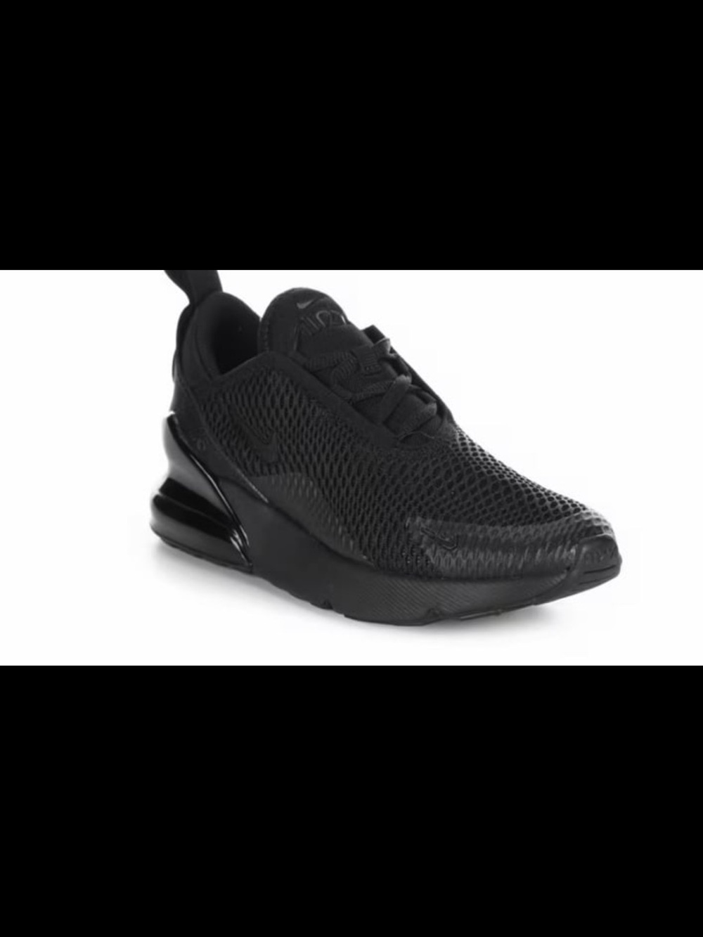 Nike Air Max 270 PS Black Sneakers 12c